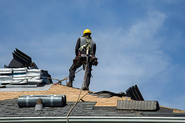Professional Roof Replacement technician working in Mount Vernon, IA